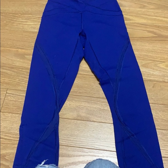 Lululemon leggings - color is a blue/purple - Picture 3 of 4